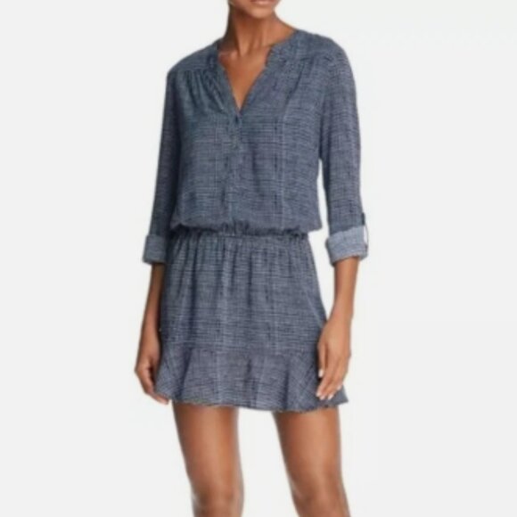 Joie Acey Dress Size Large EUC Silk Boho Mini Dress - Picture 5 of 5